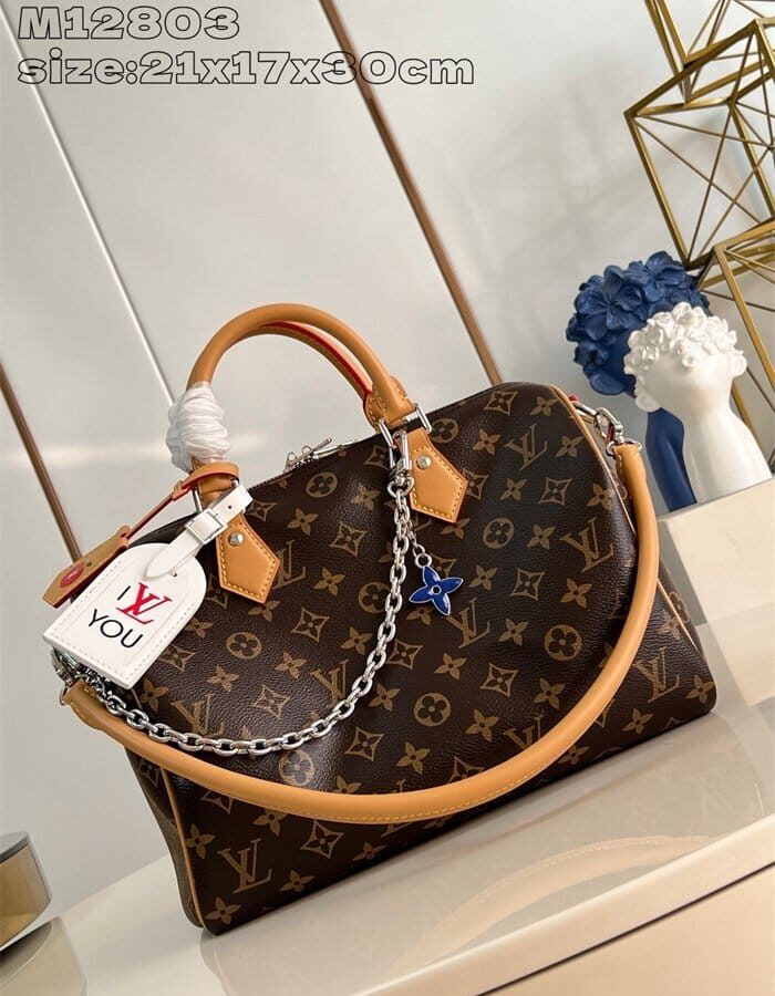 LOUIS VUITTON 루이비통 스피디 소프트 30 크래프티 토트백 M12803 2024/신상