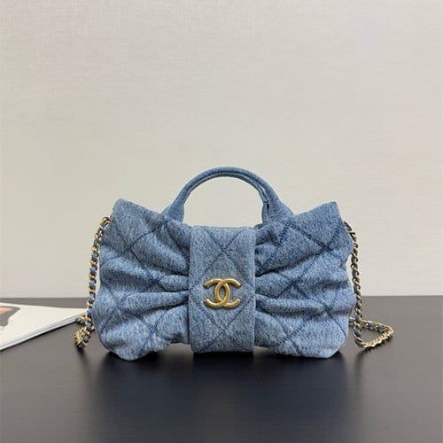 CHANEL 샤넬 맥시 보우백 스몰 (데님) AS9801