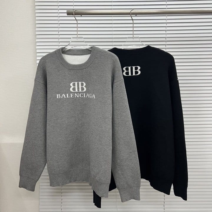 BALENCIAGA 발렌시아가 로고 니트