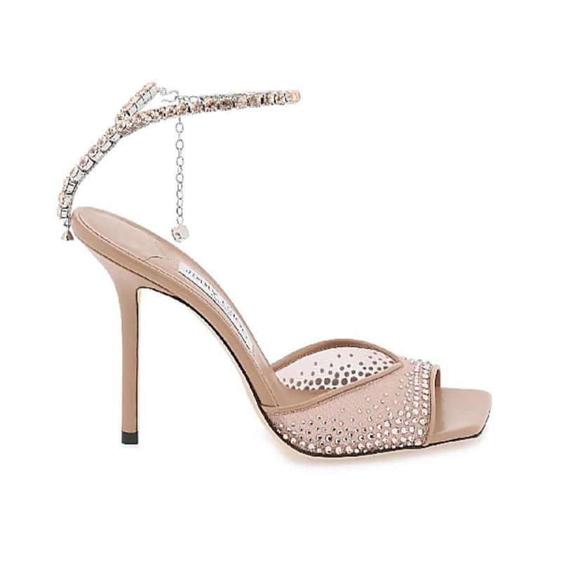 JIMMY CHOO 지미추 여성용 구두 Saeda 100 굽높이 10cm