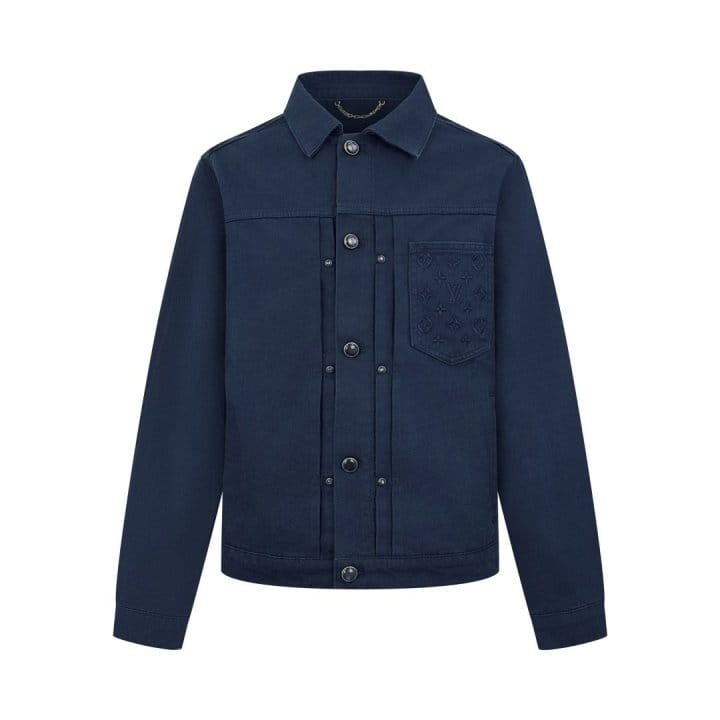 LOUIS VUITTON 루이비통 가먼트 다이드 데님 자켓