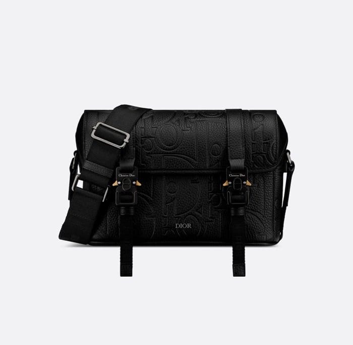 DIOR 디올 블랙 메신저 백