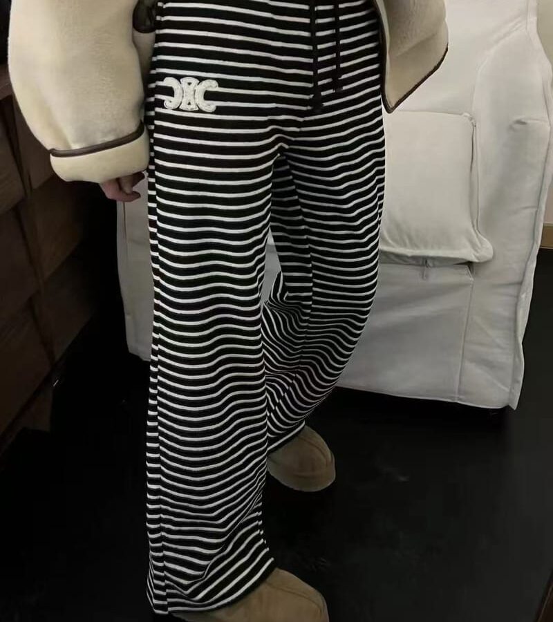 CELINE 셀린느 스트라이프 와이드 팬츠 2COLOR