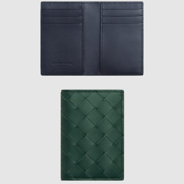BOTTEGA VENETA 보테가베네타 인트레치아토 플랩 카드 케이스 592619