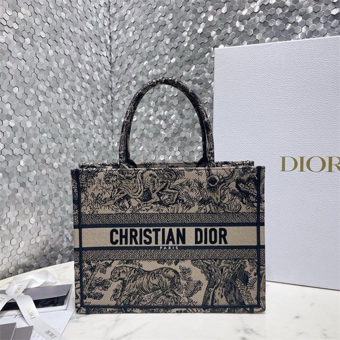 DIOR 디올 오블리크 미디움 북 토트백 M1286