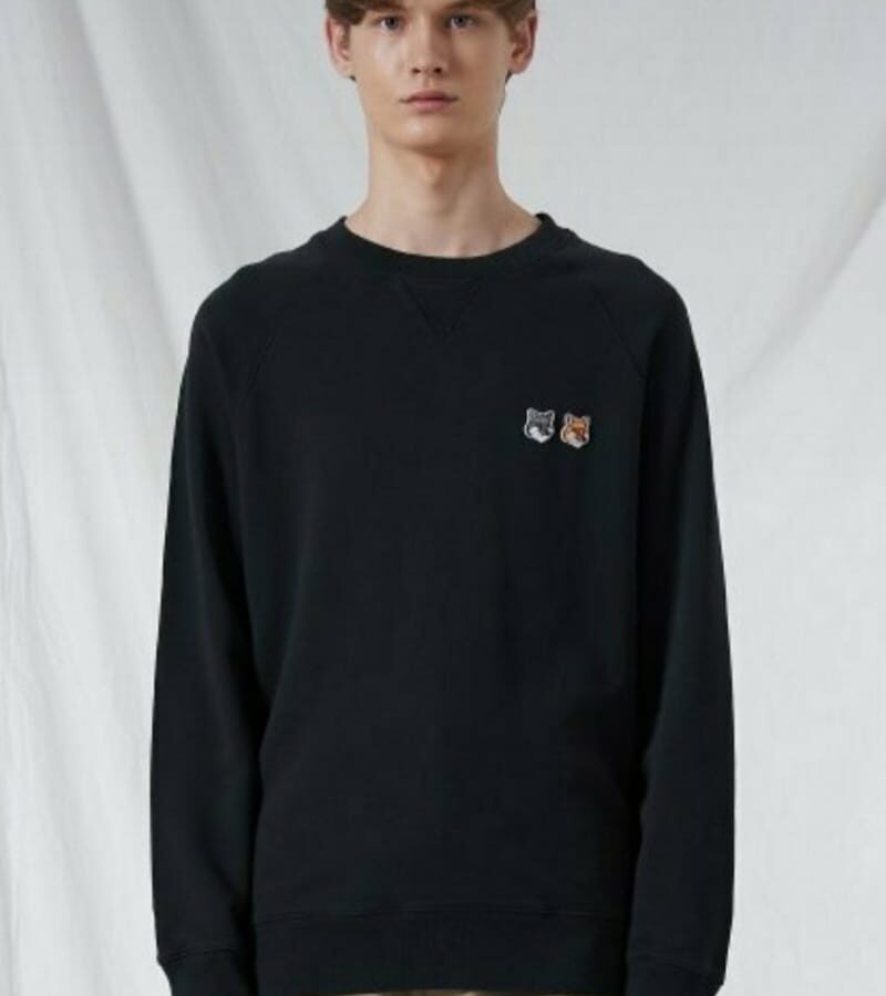 MAISON KITSUNE 메종키츠네 더블 헤드 맨투맨 3COLOR