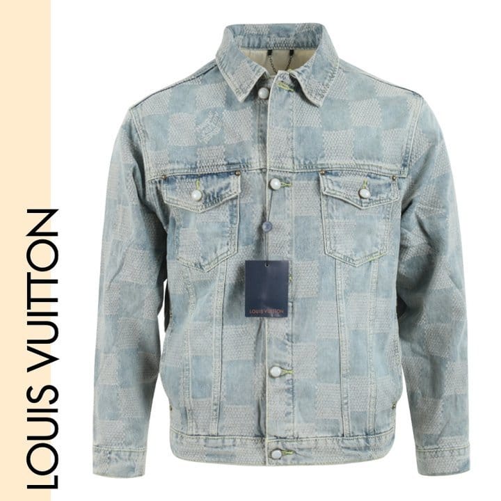 LOUIS VUITTON 루이비통 다미 로고 청자켓