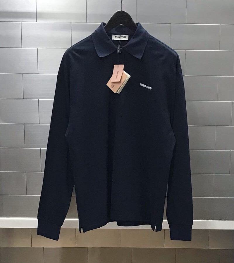 MIUMIU 미우미우 카라 티셔츠