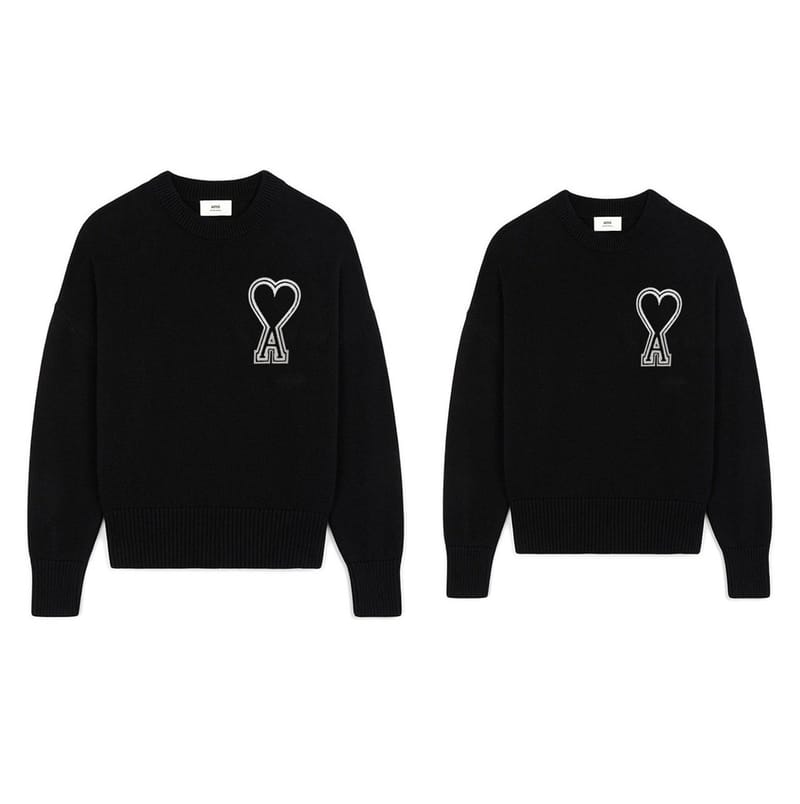 AMI 아미 보플 빅패치 안타르시아 니트