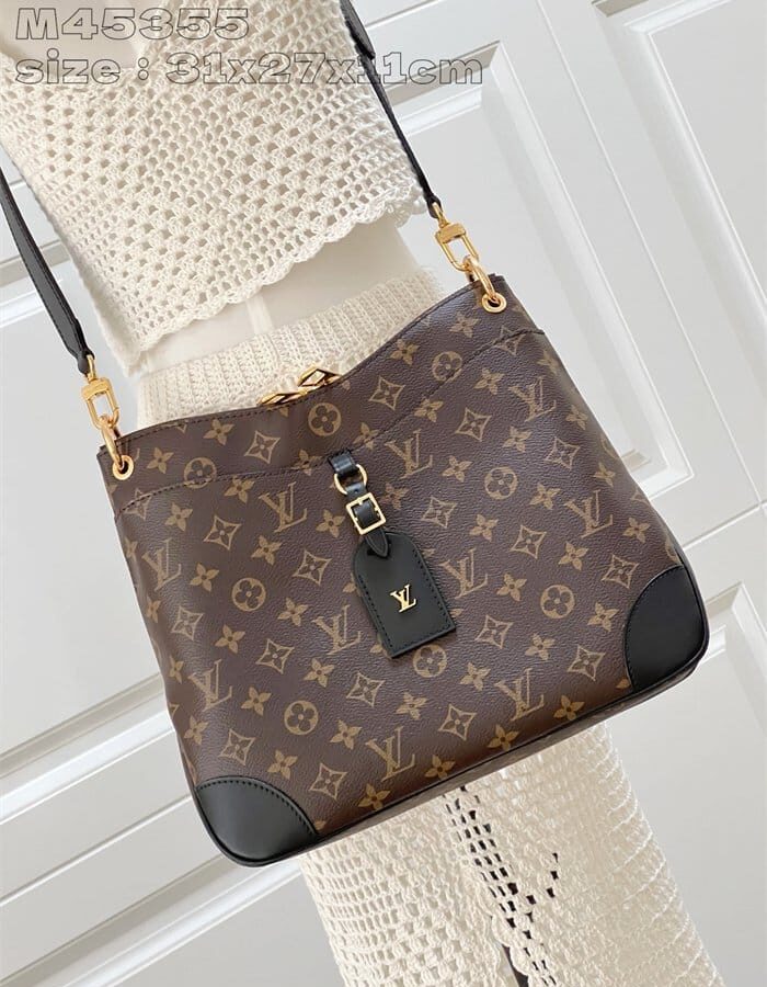 LOUIS VUITTON 루이비통 오데온 모노그램 캔바스 숄더백 PM M45355