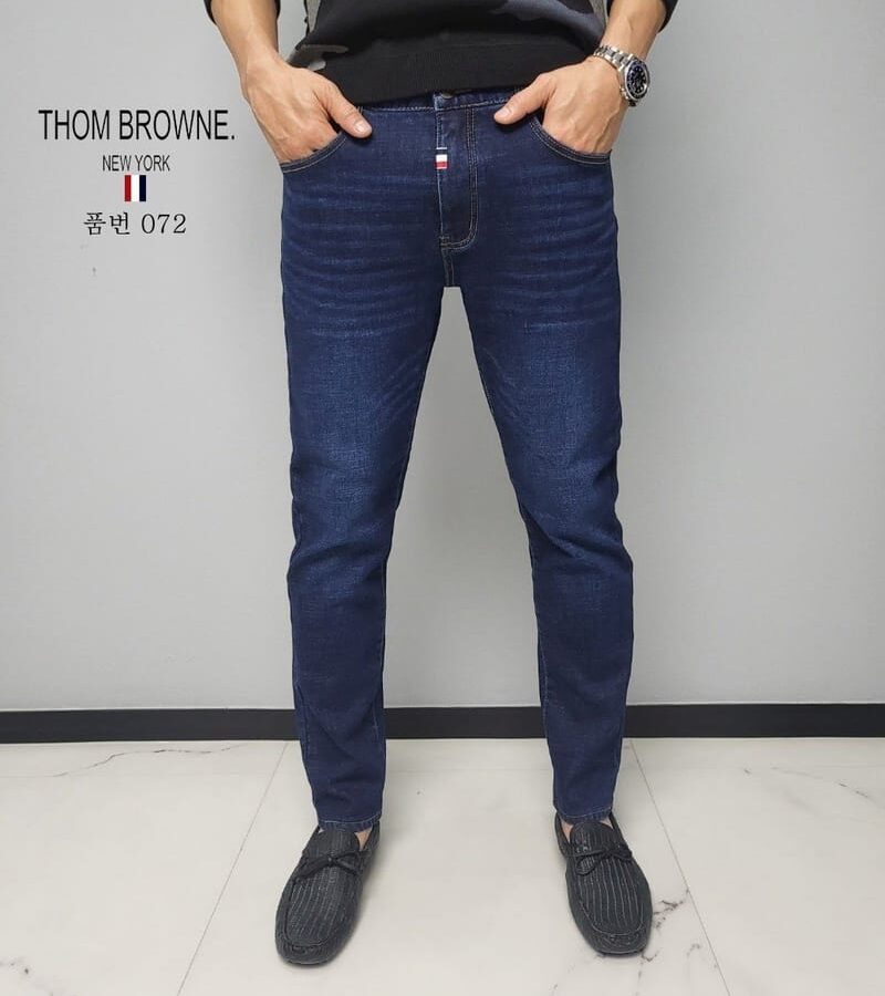 THOM BROWNE 톰브라운 밍크 보아털 청바지