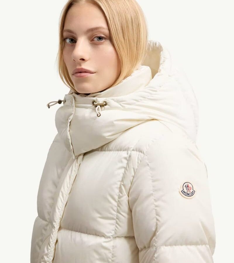 MONCLER 몽클레어 Litte 스퀘어 퀼팅 후드 롱 다운 자켓 2COLOR