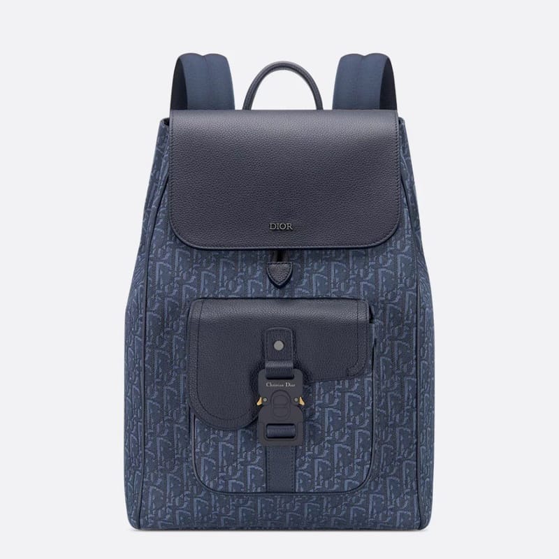 DIOR 디올 Saddle 플랩 백팩 1ADBA
