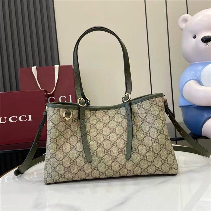 GUCCI 구찌 GG 엠블럼 스몰 토트백 815214