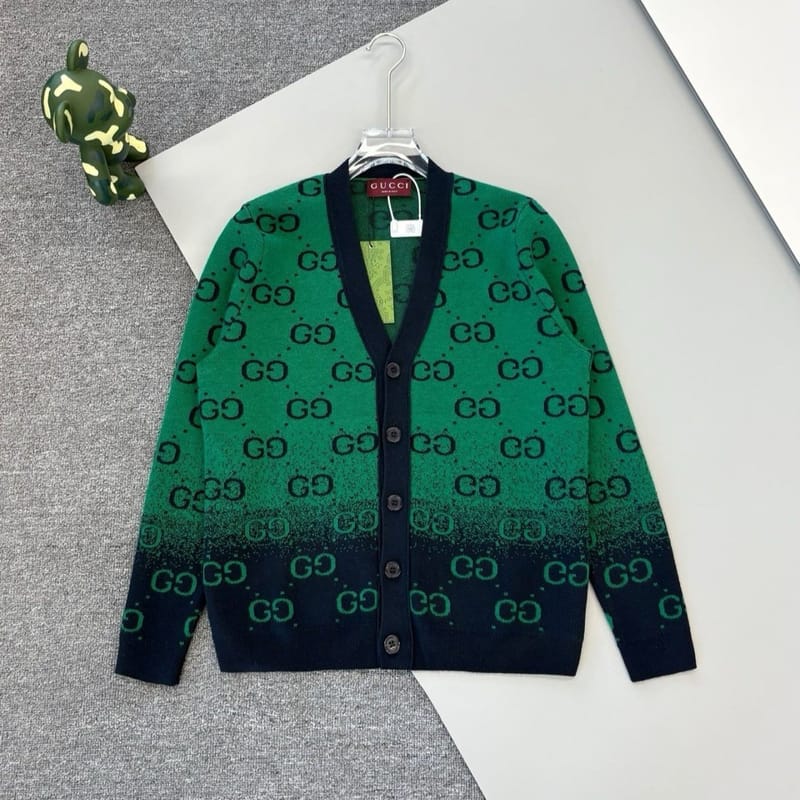 GUCCI 구찌 그라디언트 자카드 가디건 2COLOR