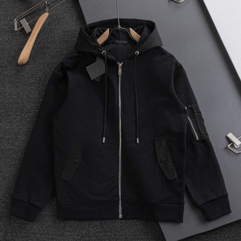 PRADA 프라다 트리밍 혼방 자켓