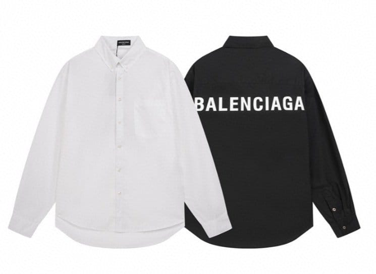 BALENCIAGA 발렌시아가 백 로고 셔츠