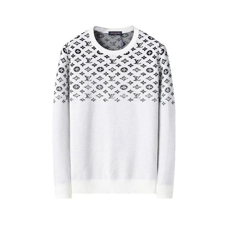 LOUIS VUITTON 루이비통 모노그램 하프 패턴 니트 2COLOR