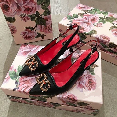 DOLCE & GABBANA 돌체앤가바나 힐 굽높이5.5CM 봄신상