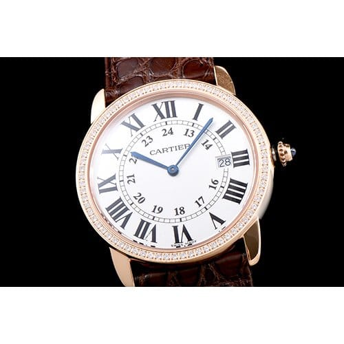 CARTIER 까르띠에 롱드솔로 36mm 쿼츠-8 WR000651