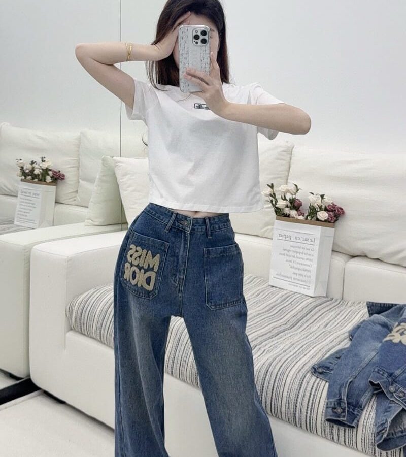 DIOR 디올 클래시 롱 포켓팬츠