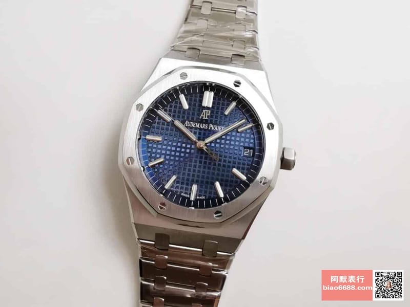 AUDEMARS PIGUET 오데마피게 로얄오크 스틸 블루다이얼 15500