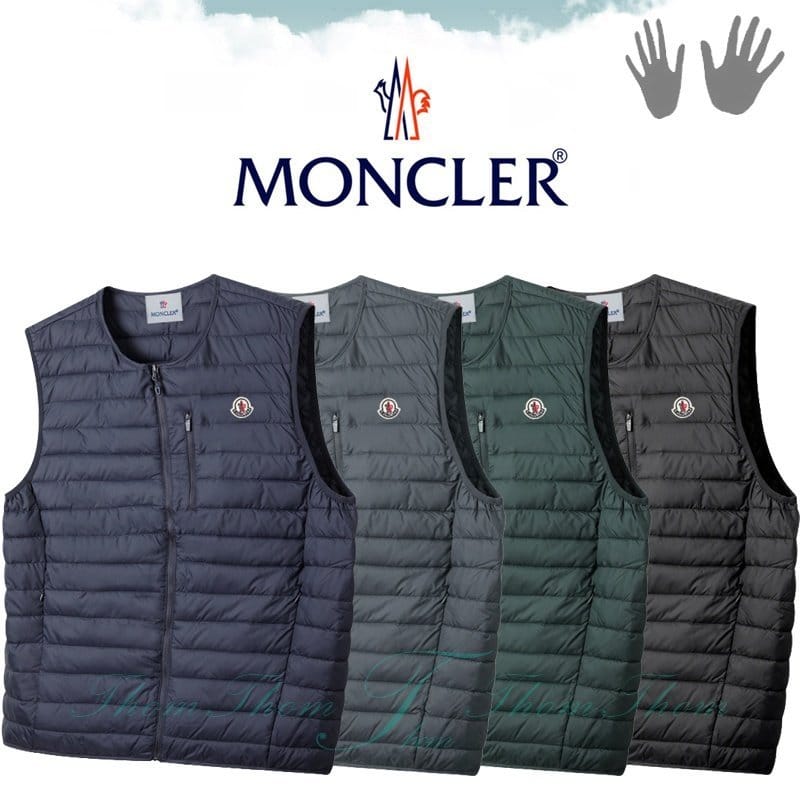 MONCLER 몽클레어 지퍼 라이트 패딩 베스트