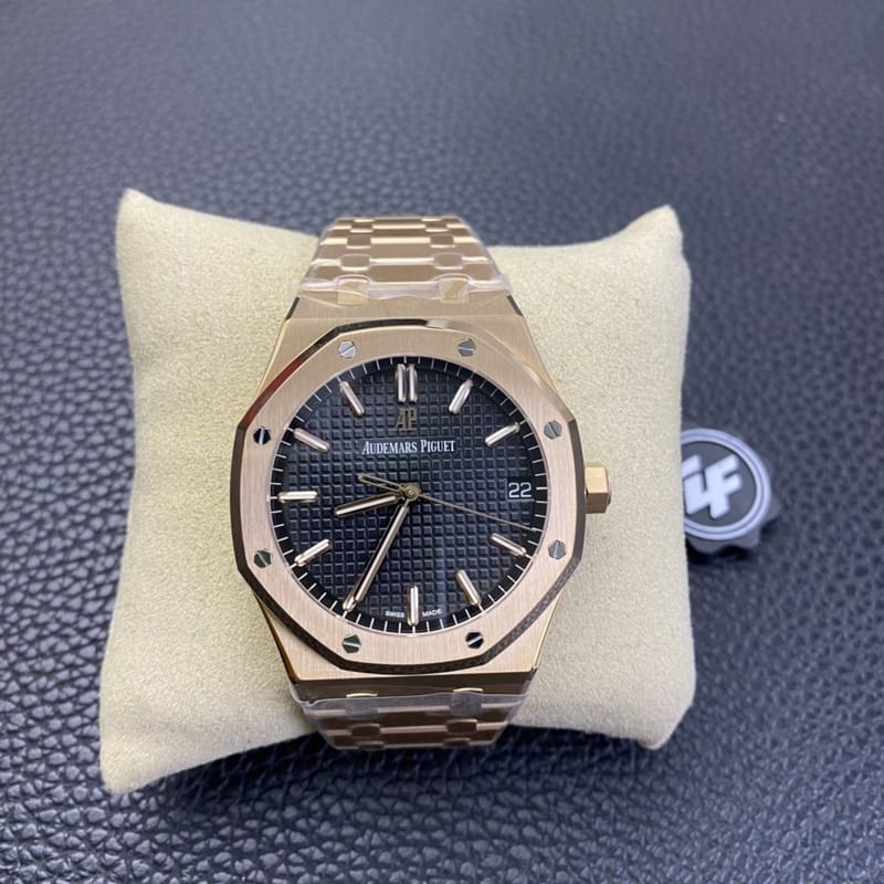 AUDEMARS PIGUET 오데마피게 로얄오크 플라잉 로즈골드 블랙다이얼 15500