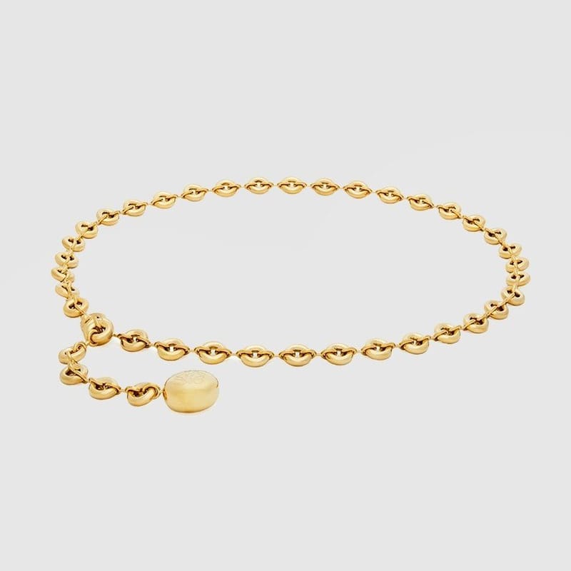 LOEWE 로에베 황동 도넛 체인 벨트 (15mm)