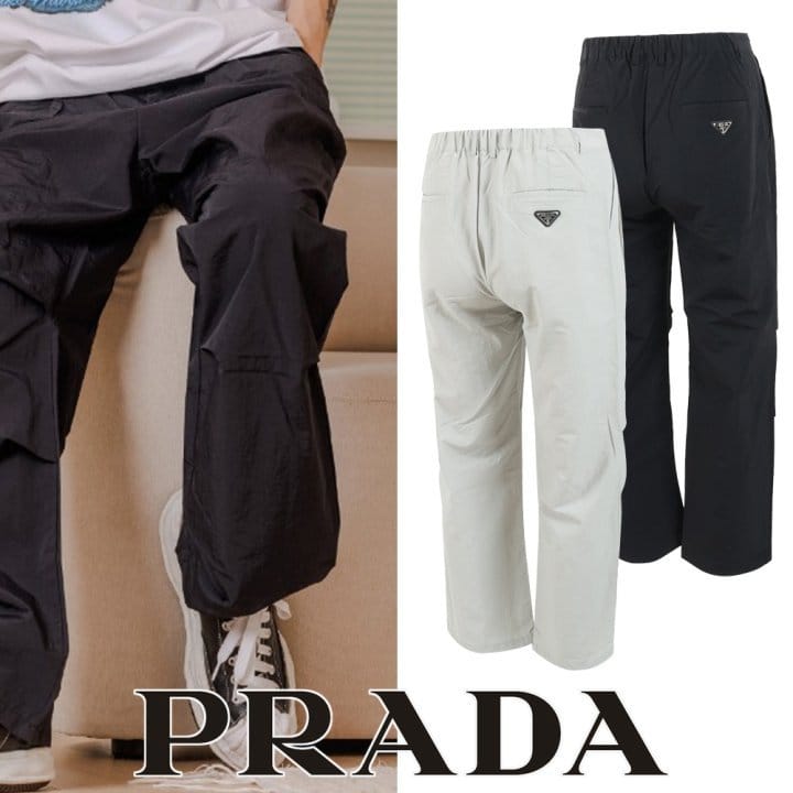 PRADA 프라다 스틸로고 파라슈트 우븐 팬츠