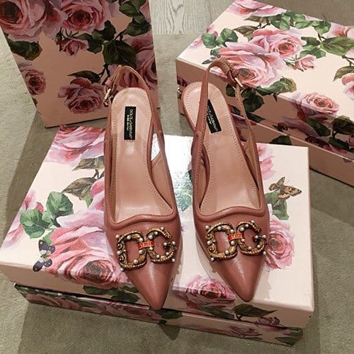 DOLCE & GABBANA 돌체앤가바나 힐 굽높이5.5CM 봄신상