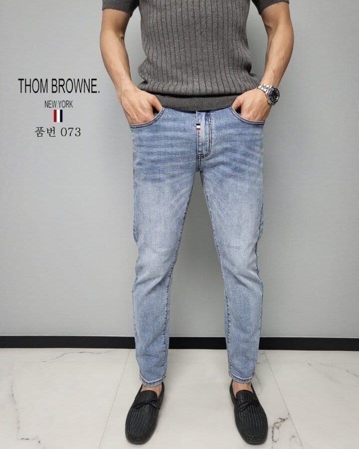 THOM BROWNE 톰브라운 화이트라벨 청바지
