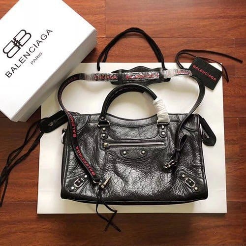 BALENCIAGA 발렌시아가 클래식 실버 시티 CLASSIC SLIVER CITY 801B 38CM