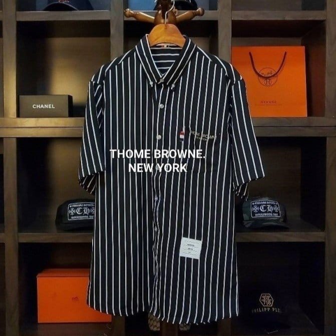 THOM BROWNE 톰브라운 시그니쳐 삼선 셔츠 2COLOR