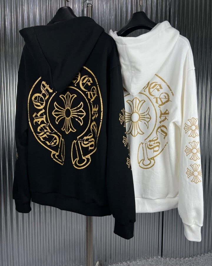 CHROME HEARTS 크롬하츠 크랙 후드집업