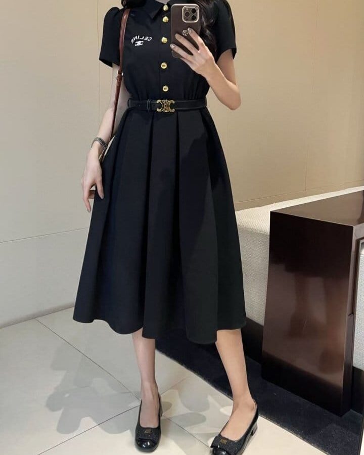 CELINE 셀린느 기본 원피스 벨트포함