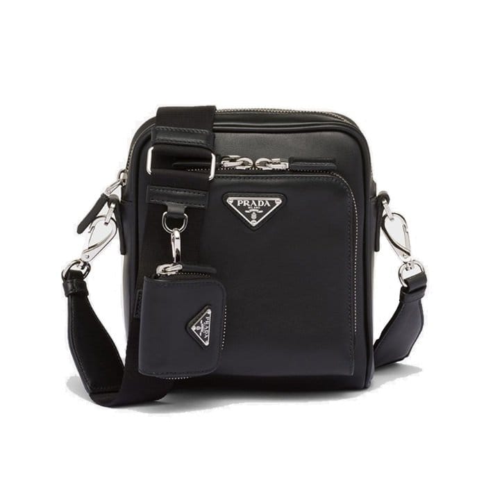 PRADA 프라다 레더 파우치백 가죽 크로스백 2VH168