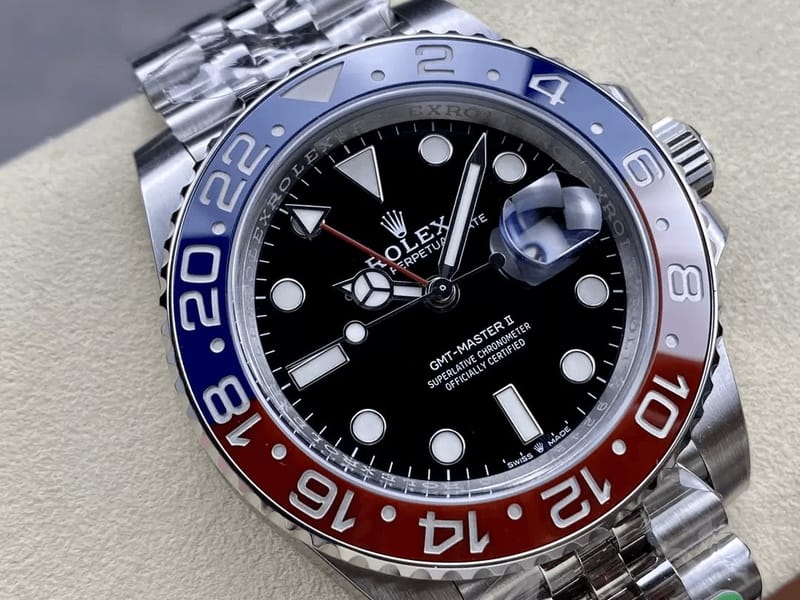 ROLEX 로렉스 GMT마스터2 검판 펩시 쥬빌레