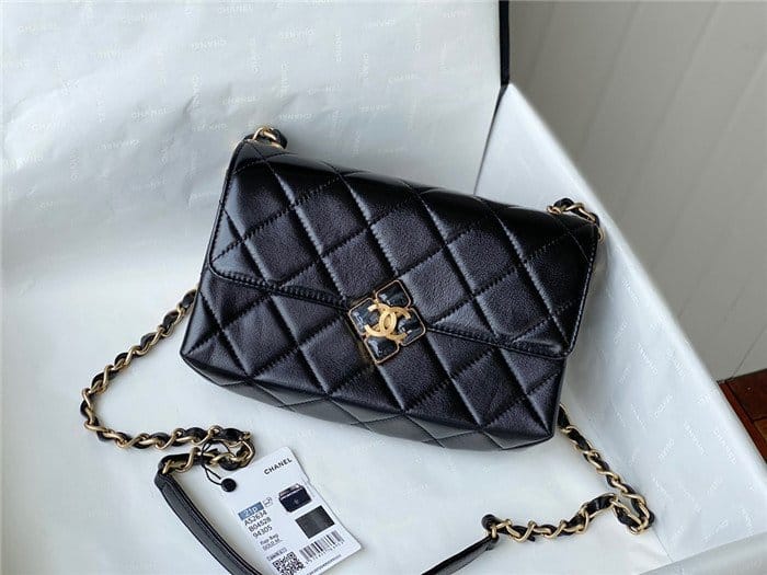 CHANEL 샤넬 램스킨 퀼팅 핸드백