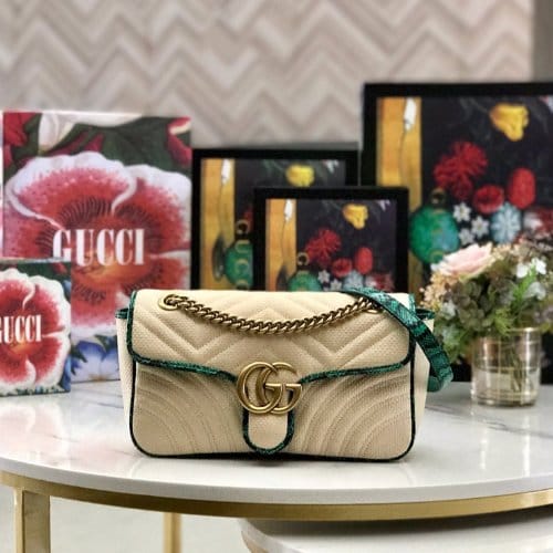 GUCCI 구찌 GG 마몬트 체인 숄더백 443497 신상