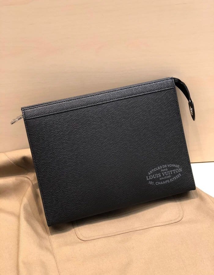 LOUIS VUITTON 루이비통 2020 포쉐트 보야지 남여공용 클러치백 M30395,LOUB1809,27cm,블랙,블루