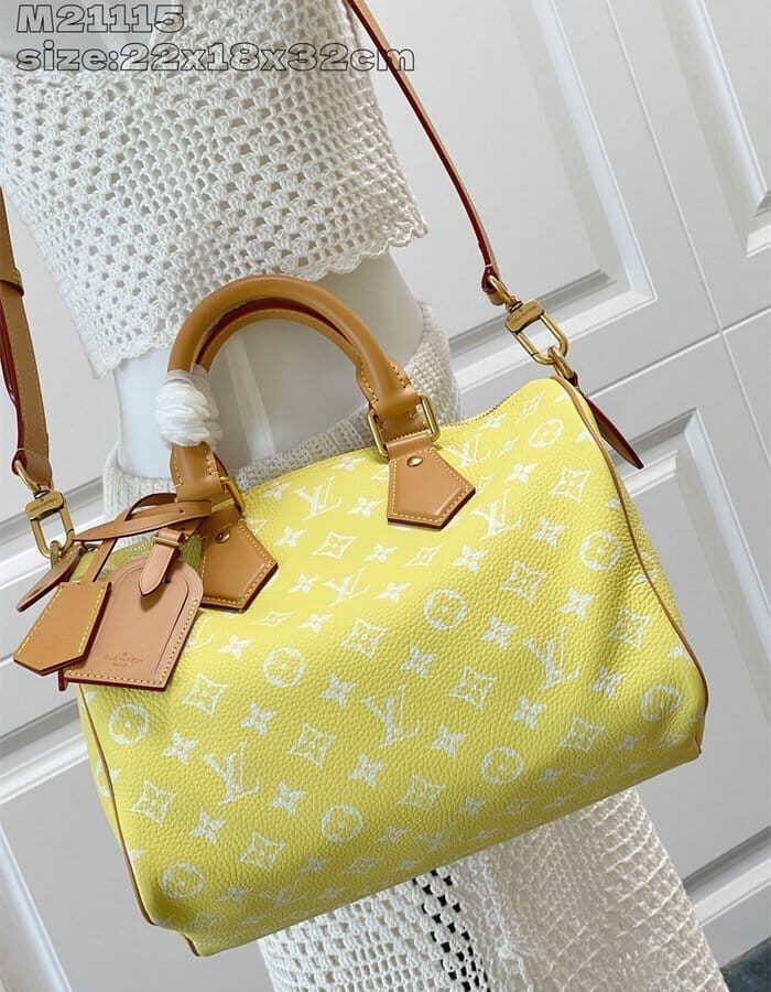 LOUIS VUITTON 루이비통 스피디 P9 반둘리에 30 모노그램 M21115