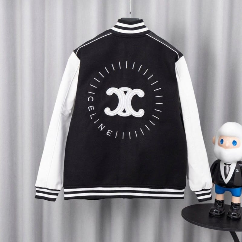 CELINE 셀린느 트리옴페 믹스 바시티 자켓