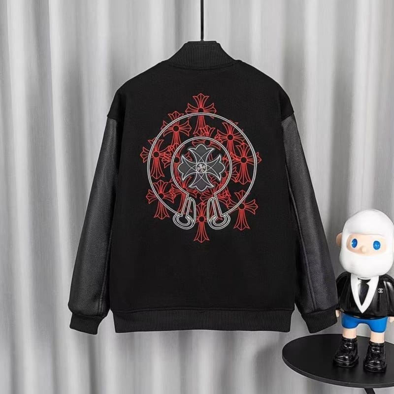 CHROME HEARTS 크롬하츠 바이크시티 레드 바시티 자켓