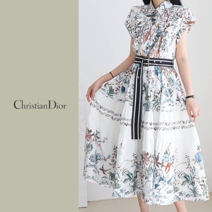 DIOR 디올 꽃 원피스