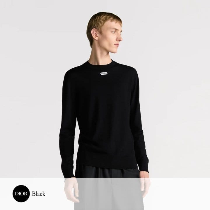 DIOR 디올 파리 라벨 크루넥 니트