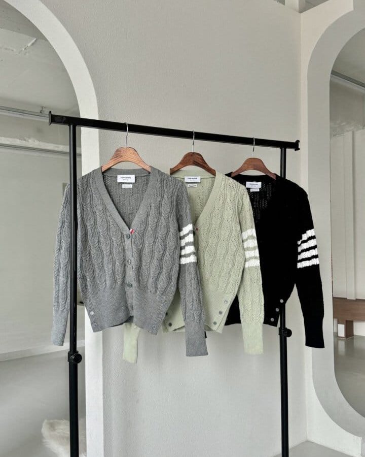 THOM BROWNE 톰브라운 아이리시 포인텔 가디건