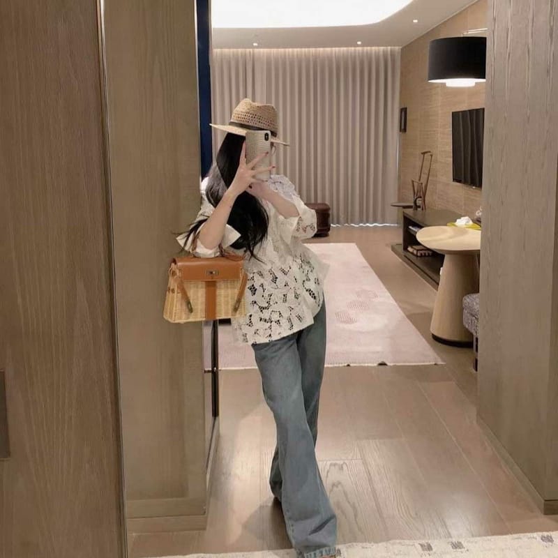 DIOR 디올 레이스 블라우스 2COLOR