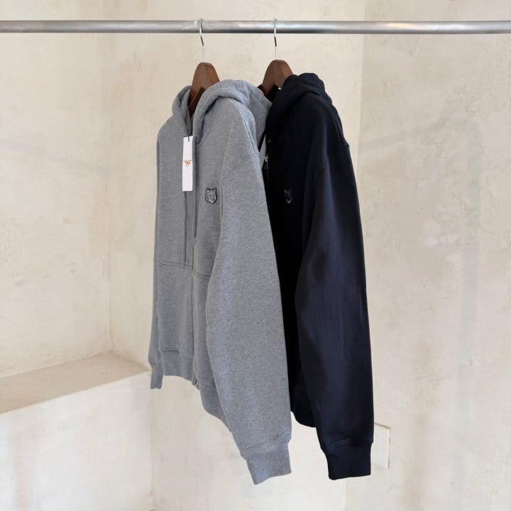MAISON KITSUNE 메종키츠네 볼드 폭스패치 컴포트 후드집업