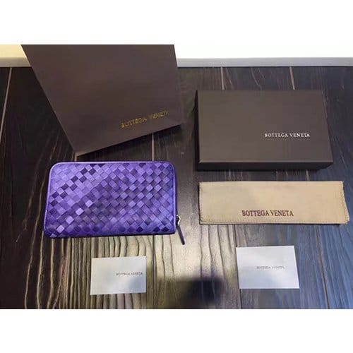 BOTTEGA VENETA 보테가베네타 인트레치아토 나파 짚어라운드 324869-9